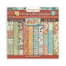 Stamperia - Furry Friends - 8"x8" Backgrounds Pad